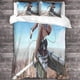 thumbnail image 3 of Juego de funda nórdica de 3 piezas de Attack on Titan para niños, adolescentes y adultos, funda de edredón de microfibra, juego de cama con fundas de almohada., 3 of 3