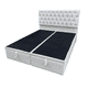 thumbnail image 2 of Cama Baúl 2 Plazas Lino Crudo 150x190 Base Dividida con Respaldo Tapizado, 2 of 2