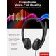 thumbnail image 2 of Auriculares Lenovo 115 USB-A/USB-C estéreo con cable y micrófono negros, 2 of 6