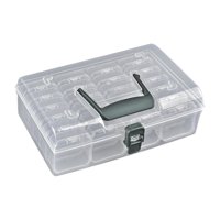 Ioensy - Caja Organizadora De Plástico Transparente Con 24 Compartimentos Para Pulseras Anillos Pendientes