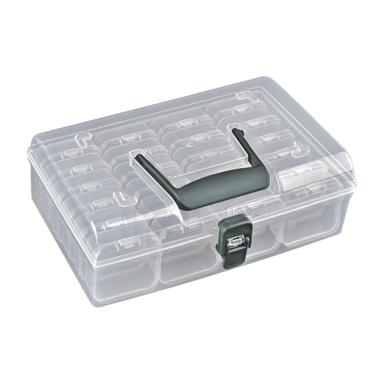 Ioensy - Caja Organizadora De Plástico Transparente Con 24 Compartimentos Para Pulseras Anillos Pendientes