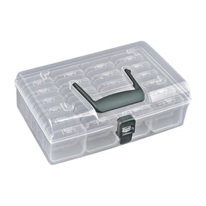 Ioensy - Caja Organizadora De Plástico Transparente Con 24 Compartimentos Para Pulseras Anillos Pendientes