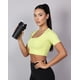 thumbnail image 3 of Top Camiseta Deportiva Mujer Manga Corta Acanalado, 3 of 4