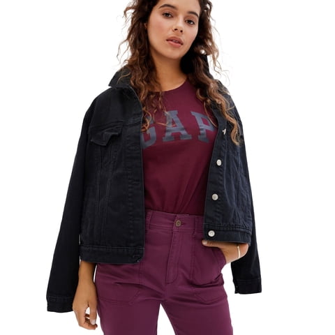 Camiseta Gap Para Mujer Con Logo Ruby Wine