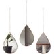 thumbnail image 1 of Espejo Decorativo Forma Gota Agua Pared Hogar Pasillo Lau, 1 of 3
