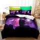 thumbnail image 1 of Cartoo-n Anim-e Duv-et Co-ver B-dding Jujuts-u Kaisen 3- Piece Se-tBed D-uvet Cov-er with Pillo-wcases S-uper- Soft Duvet C-over wit-h Pillo-wcases, 1 of 5