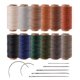 thumbnail image 1 of Hilo encerado KIVISIN 0,8 mm 35 yd (32 m) set de 12 colores, 1 of 8