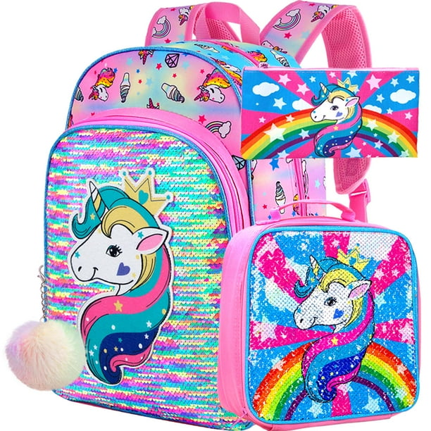3PCS Dinosaur Backpack for Boys, 16”Kids Bookbag with Lunch Box, School Bag for Elementary Toddler