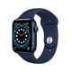 thumbnail image 1 of Reloj Apple Watch Series 6 44mm GPS Blue Aluminum Case Deep Navy Sport Band Reacondicionado, 1 of 6