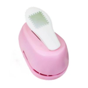 Bothyi - Perforadora De Papel Con Borde De Sello Postal, Multiusos Para Tarjetas Y Álbumes, Acción De Palanca, Color Rosa