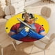 thumbnail image 4 of Peacemaker-theme Fitted Round Tablecloths Elastic Edged Table Covers Waterproof Table Cloth for Kitchen Holiday Party Tables Decor 120cm, 4 of 6