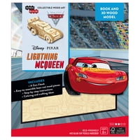 Insight - Disney Pixar Cars 3 Libro Y Modelo Armable En Madera
