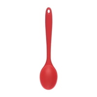 Xmhytop Cucharas De Silicona , Cucharas De Silicona Rojas De 2 Piezas Para Comer, Cuchara De 20.4X4.4Cm Para Cocina, Comedor, Cocina Y Hornear