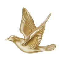 Magideal - Decoración De Pared De Pájaro Colgante, Decoración Montada En La Pared De Pájaro, Figurita De Animal Diy, Escultura De Pared De Gorrión 3D Para Decora Estilo A