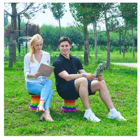 Genérico - Piso Telescópico Plegable Portátil Silla Retráctil Ajustable