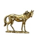 thumbnail image 2 of Colección De Figuras De Caballo, Adorno De Mesa Para Chimenea, Centro De Mesa De Oficina, Dorado, 2 of 3