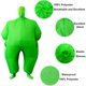 thumbnail image 3 of Disfraz inflable RHYTHMARTS de cuerpo entero para adultos, color verde, 3 of 6
