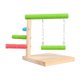 thumbnail image 3 of Parrot Playstand Tabletop Bird Stand Para Cockatiel Conures Lorikeet Cockatoo Frosted, 3 of 5