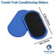 thumbnail image 2 of Deslizadores de entrenamiento Tumbl Trak 23 cm azul (par), 2 of 7