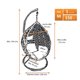 thumbnail image 3 of Silla Colgante Bamboo Rattan M Caramelo, 3 of 3