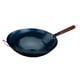 thumbnail image 1 of Wok Pan Sartén para Freír Fabricado en Hierro Antiadherente de Fondo Plano Diseño Profundo Mango Cómodo Adecuado para Cocina Profesional Estufa de Gas 40cm con orejas, 1 of 5
