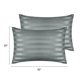 thumbnail image 4 of REGALWOVEN Fundas de Almohada de Satén Juego de 2 para Cabello y Piel, Fundas de Almohada Refrescantes con Cierre de Sobre Gris Oscuro Queen, 4 of 7