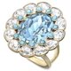 thumbnail image 1 of Anillo Swarovski Azore Gold, 1 of 2