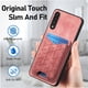 thumbnail image 3 of Funda Billetera con Soporte para Samsung Galaxy A50 Protector Delgado Rosa, 3 of 6