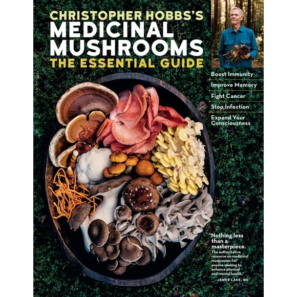 Reserve la guía esencial de hongos medicinales de Christopher Hobbs