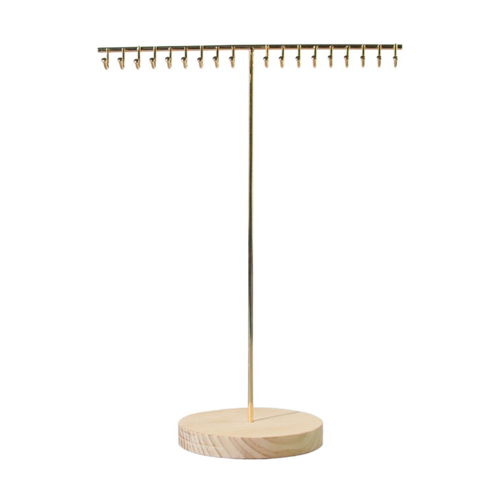 Magideal - Soporte Para Collares, Collar Colgante Con Ganchos, Colgador Moderno Para Anillos, Almacenamiento De Pendientes, Organizador De Joyas, Soporte Para Mu