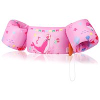 Brazalete De Natación Moko Para Niños De 9 A 14 A 18 A 23 Kg De Nailon Pink Seal