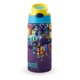 thumbnail image 1 of Supermonstruos Botella de Agua con Tapa Pop Top de Un Toque, Acero Inoxidable, a Prueba de Fugas, para Deportes, Botella Infantil azul 12 oz, 1 of 6
