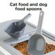 thumbnail image 2 of BueRallan Juego de 3 Cucharones Medidores de Alimentos para Mascotas, Cucharón de 1 Taza de Plástico con Marcas de Medición para Perros, Gatos, Aves y Conejos, 2 of 6