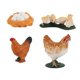thumbnail image 1 of Pollo De Plástico Ciclo De Vida 4 Etapas De Aprendizaje Educativo Gallina De Juguete, 1 of 5