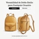 thumbnail image 4 of Ecosusi Mini Mochila Evelina de Papel Lavable Ecológico 11" Ámbar, 4 of 8