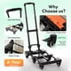 thumbnail image 2 of Hand Truck Voipvvii plegable, 227 kg, 6 ruedas con 2 cuerdas elásticas, 2 of 7
