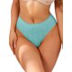 thumbnail image 1 of INSPIRE CHIC Ropa interior de mujer de tiro bajo con estampados de letras, bikini de suave elasticidad, bragas transpirables, grande azul, 1 of 4