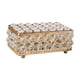 thumbnail image 3 of Caja De Joyería, Caja De Regalo De Recuerdo, Caja Organizadora De Baratijas Preciosa Rectangular Para Mujer, Color Dorado, 3 of 3