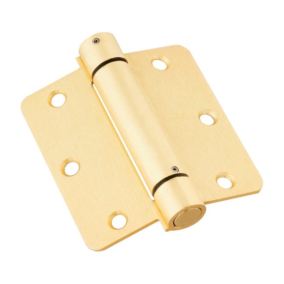 Bisagra Spring Hinge National Hardware de latón de 3,5 cm con capacidad de 30 libras