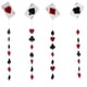 thumbnail image 3 of 4x Casino Party Paper Poker Card Honeycomb Ball Guirnaldas Decoraciones Colgantes, 3 of 3