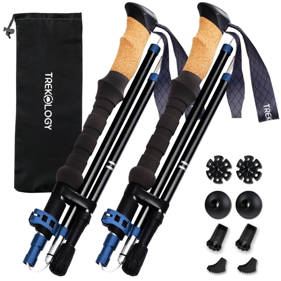 Bastones de trekking TREKOLOGY Trek-Z Cork Grip, ligeros