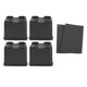 thumbnail image 4 of Elevadores De Cama Para El Hogar, Elevadores De Patas De Silla De 4 Pulgadas Para Muebles De Escritorio, Dormitorio, Negro, 4 of 5