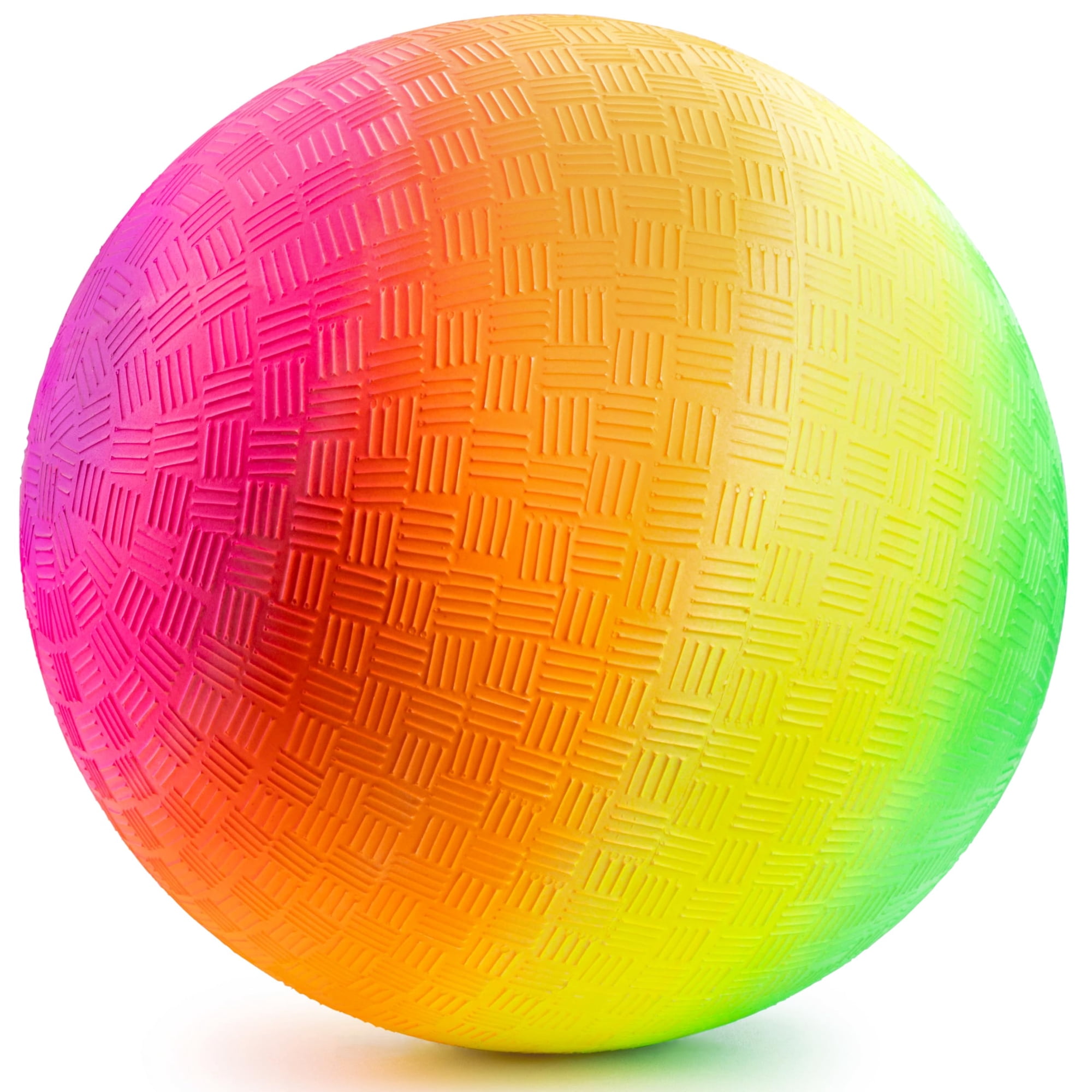 Playground Ball Bedwina Rainbow Inflable De 8.5 Pulgadas Para Niños