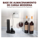 thumbnail image 4 of Juego de abridor eléctrico Belug de botellas de vino con base de carga negro, 4 of 5