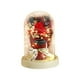 thumbnail image 3 of Ramos De Flores De Jabón Iluminan La Cúpula De Cristal De Flores Para El Aniversario Del Día De La Madre Rojo, 3 of 5