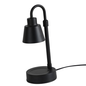 Magideal - Lámpara Calentadora De Velas Luz Nocturna Con 2 Bombillas Sin Llama Decoración Para El Hogar Luz De Fusión Quemador De Velas Eléctrico Para Decoración Negro