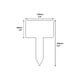 thumbnail image 5 of Estaca con placa conmemorativa Origin de acrílico plateado impermeable, 5 of 8