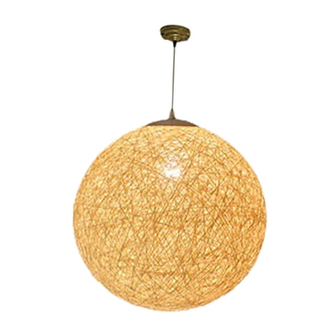 Magideal - Lámpara Colgante De Linterna De Ratán, Lámpara Colgante De Para Cocina, Restaurante, , Los 25Cm