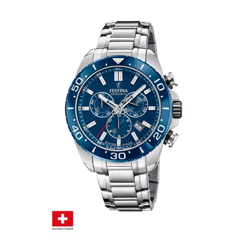Reloj F20042/2 Festina Swiss Azul Hombre Chrono