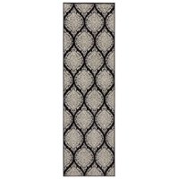 Modalfo - Alfombra Pasillo Kashan King Negra 61 X 213 Cm